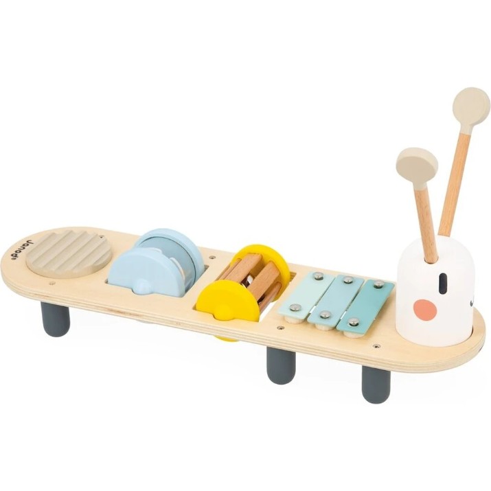 Jucărie muzicală Janod Caterpillar Sound Stand (J04058)