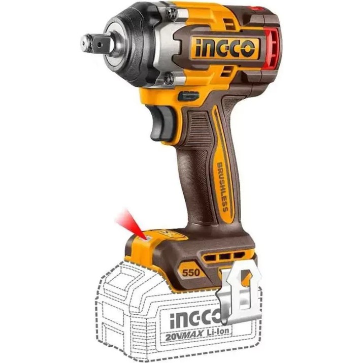 Mașină de înșurubat cu impact Ingco CIWLI2055