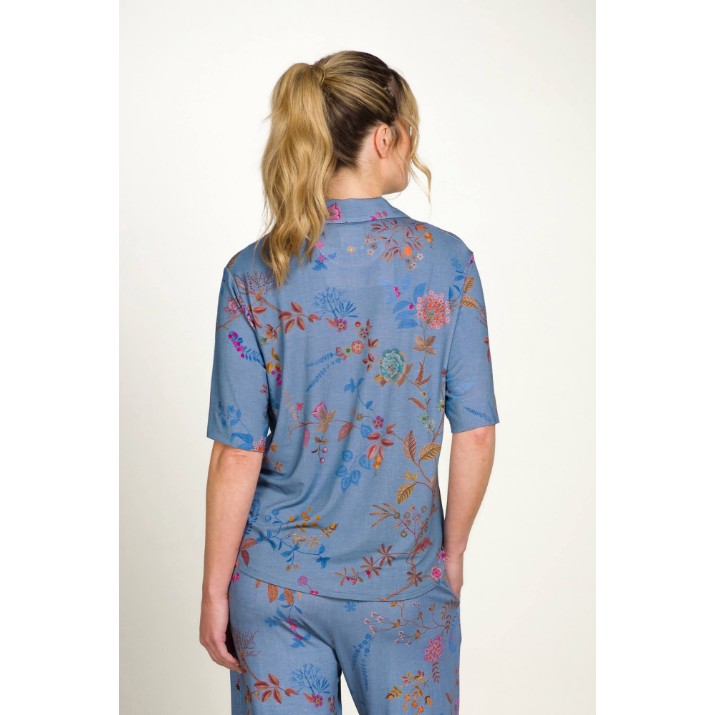 Cămașă damă Pip Studio Flora Bodhi Flower Blue s.XL (51.512.827)