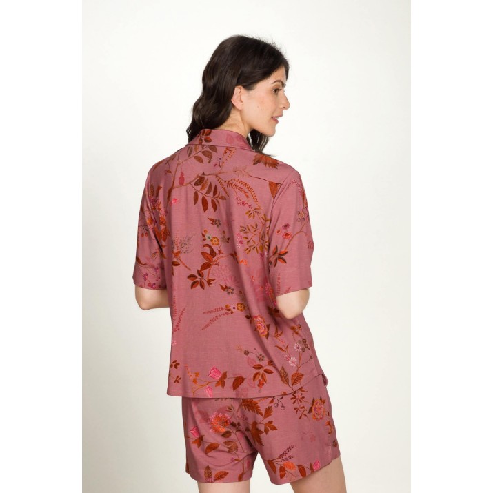 Женская рубашка Pip Studio Flora Bodhi Flower Dark Pink s.L (51.512.832)