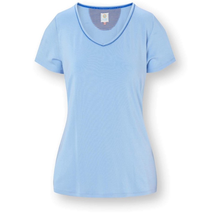 Tricou de dame Pip Studio Toy Solid Blue s.M (51.512.867)