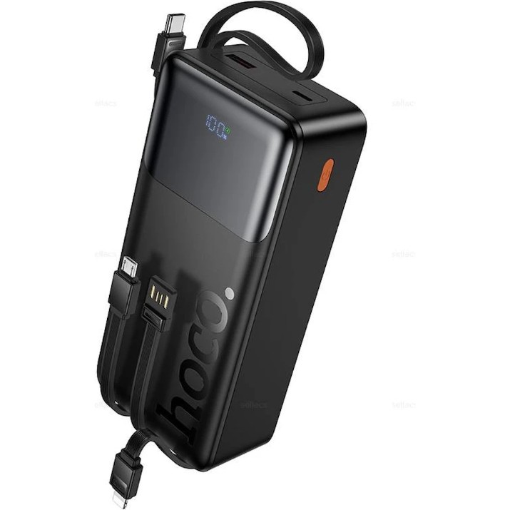 Acumulator extern Hoco J156B Founder 30000mAh Black