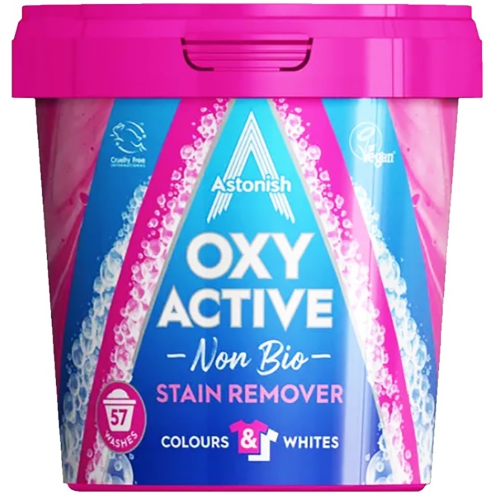 Soluție pentru îndepărtarea petelor Astonish Oxy Active Non Bio 1.25kg