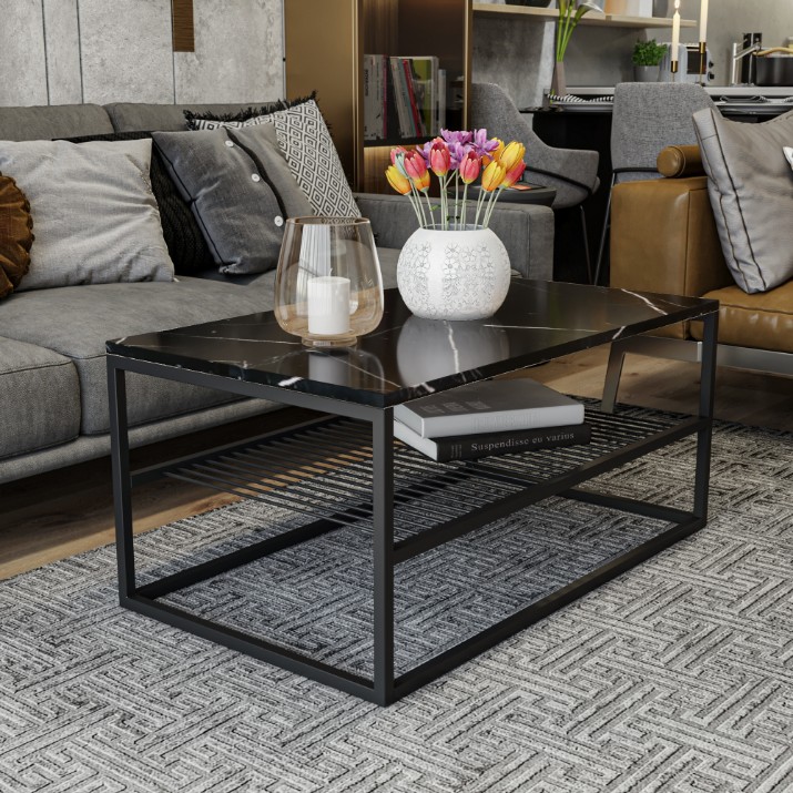 Журнальный столик Hanah Home Asude Black