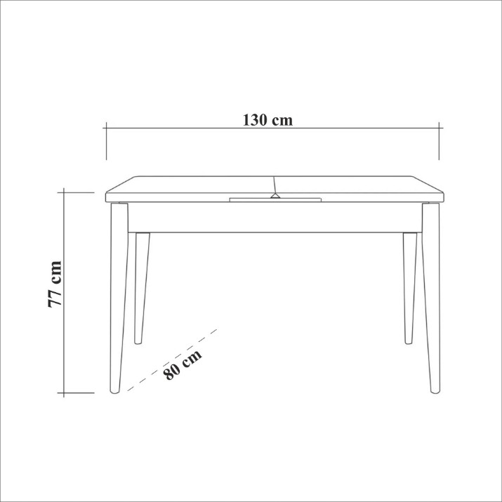 Set mobilă pentru bucătărie Hanah Home Vina Atlantic Stone