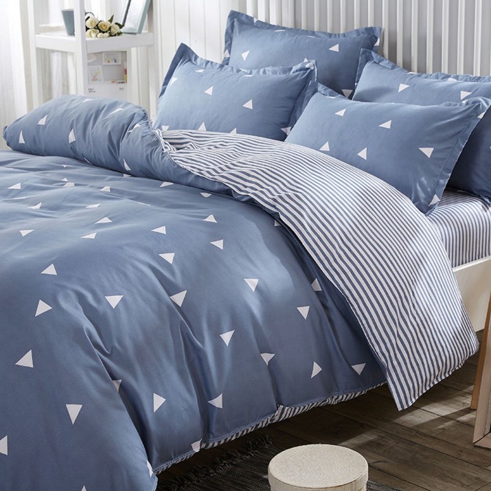 Постельное бельё L'Essentiel Üçgen Blue