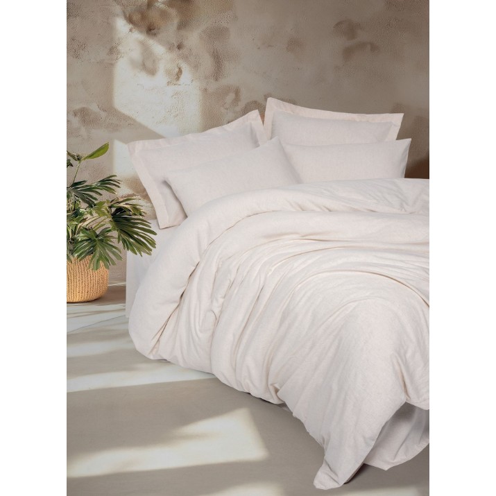 Lenjerie de pat Cotton Box Basic Beige