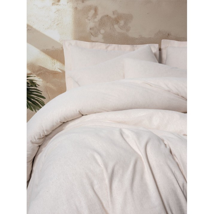 Lenjerie de pat Cotton Box Basic Beige