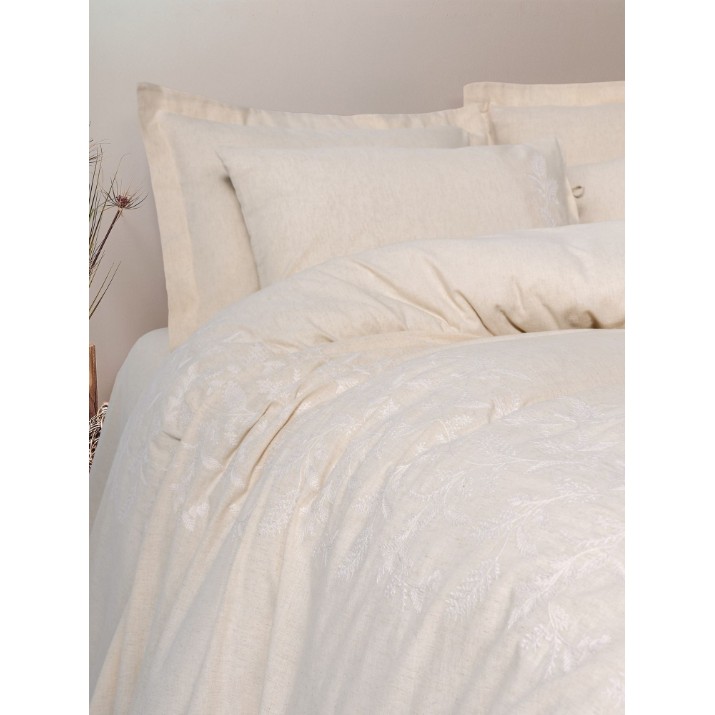 Lenjerie de pat Cotton Box Kivora Beige