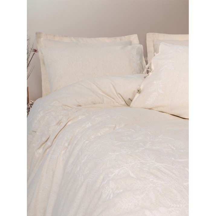 Lenjerie de pat Cotton Box Kivora Beige