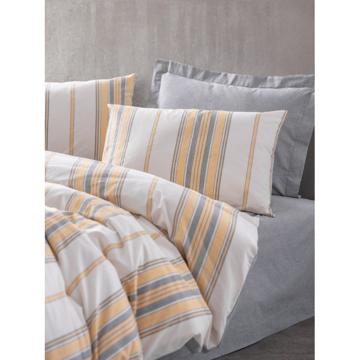 Lenjerie de pat Cotton Box Tribus Yellow