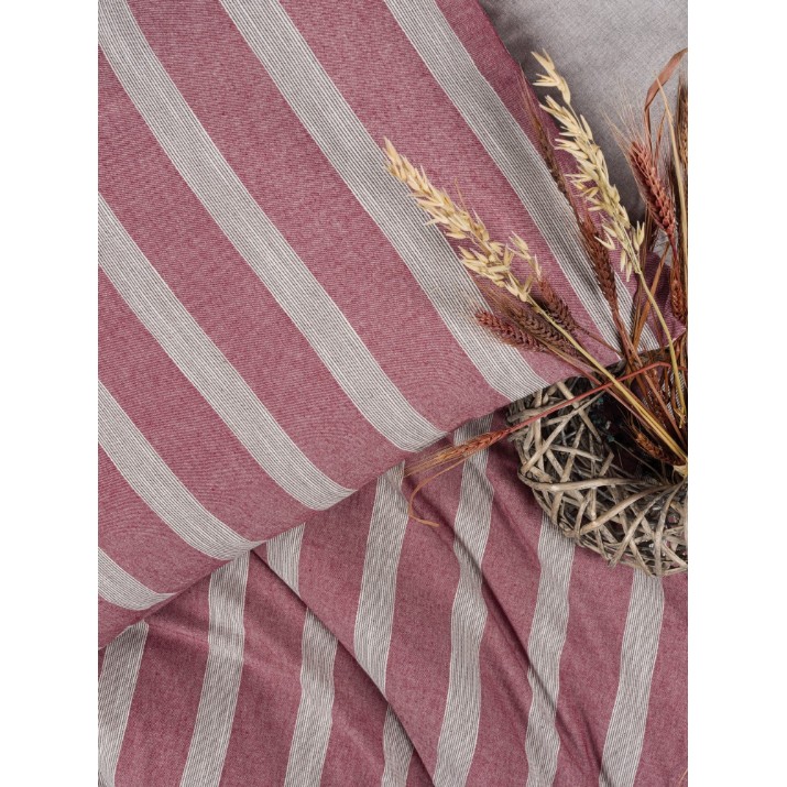 Постельное бельё Cotton Box Bande Claret Red