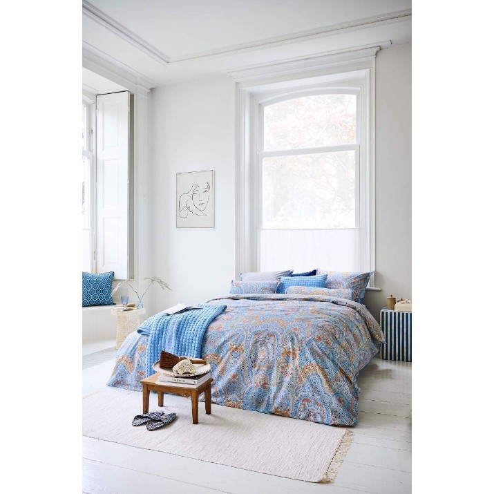 Постельное бельё Pip Studio Jabali Flower 200x200/220cm Blue (328951)
