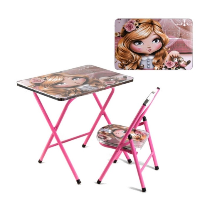 Детский столик со стулом ChiToys Pink (F005)