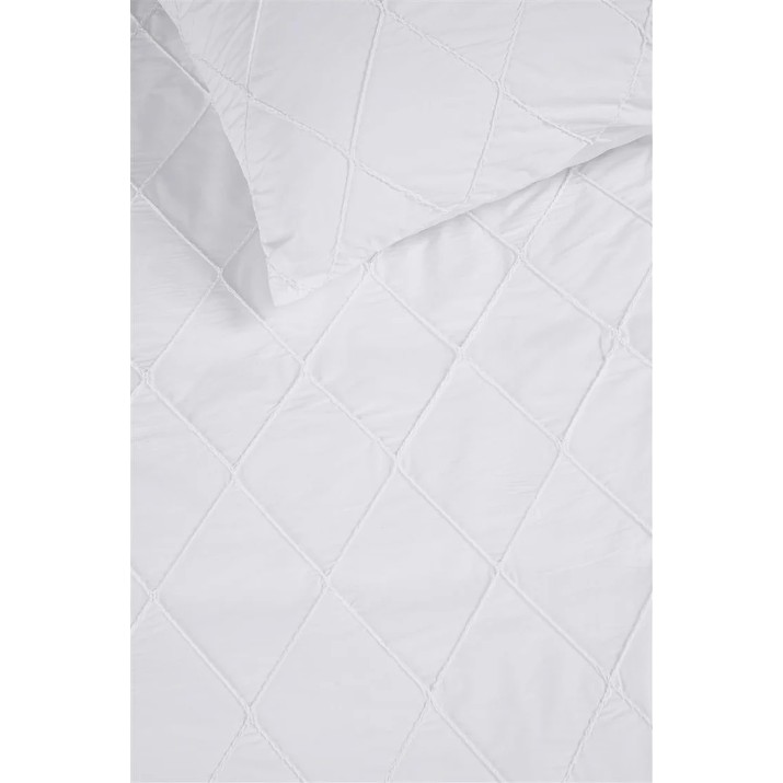 Lenjerie de pat Riviera Maison Elegance 200x200/220 White (330244)