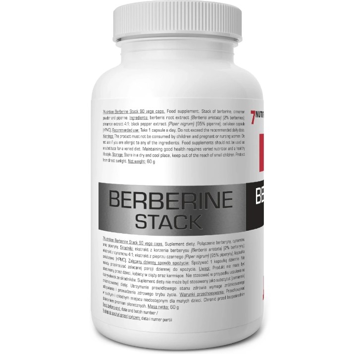 Supliment alimentar 7Nutrition Berberine Stack 90caps