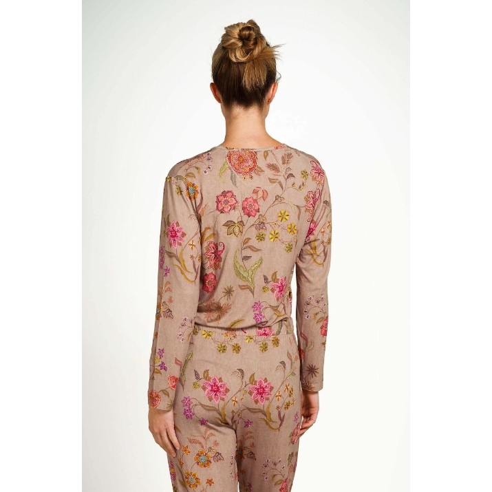 Женский лонгслив Pip Studio Trice Coco Flower Sand s.M (51.511.809)