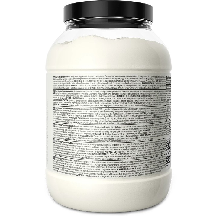 Proteină 7Nutrition EGG Prrotein Izolate 900g Vanilla