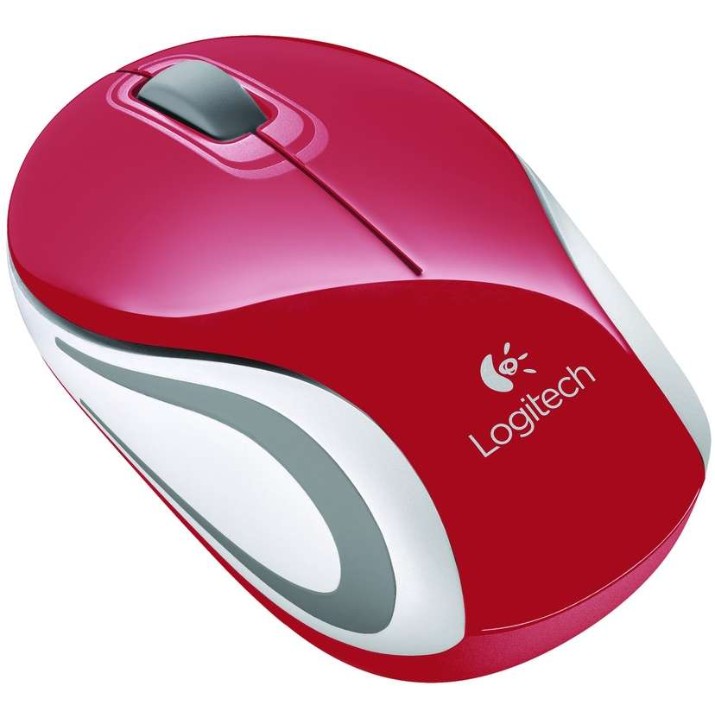 Компьютерная мышь Logitech M187 Mini Red