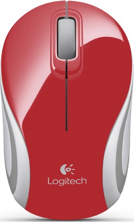 Компьютерная мышь Logitech M187 Mini Red