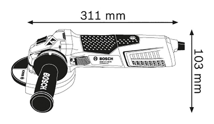 Polizor unghiular Bosch GWS 19-125 CIE (060179P002)