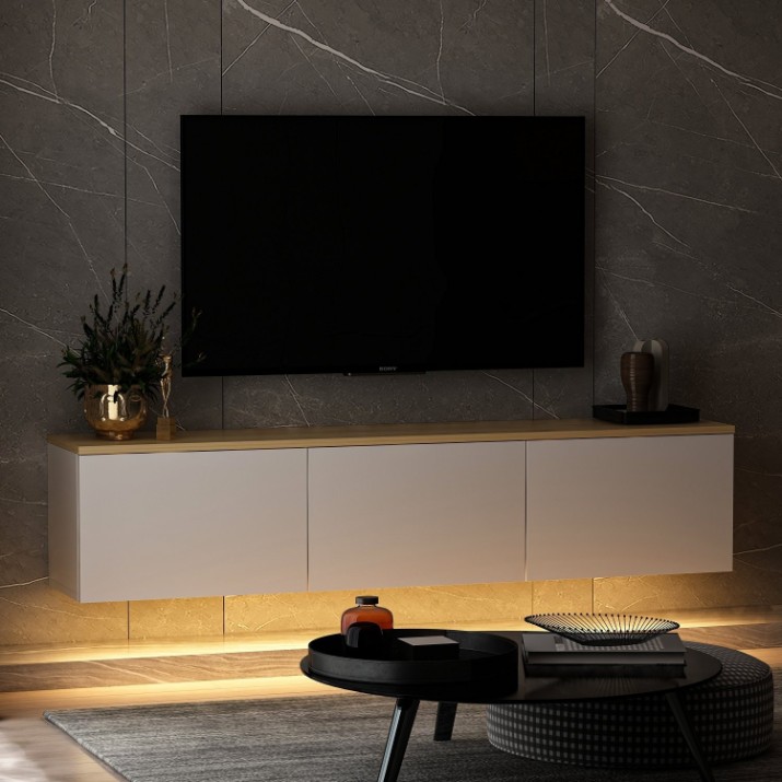 Тумба под ТВ Hanah Home Neon White