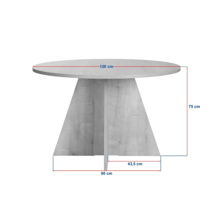 Masă pentru bucătărie Hanah Home Virella Sapphire Oak