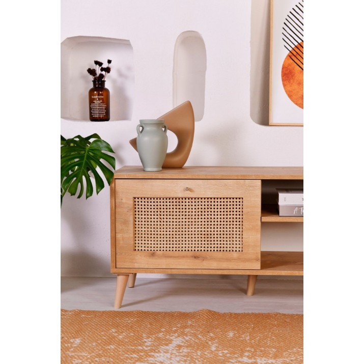 Comodă TV Hanah Home Hazeran 180 Oak