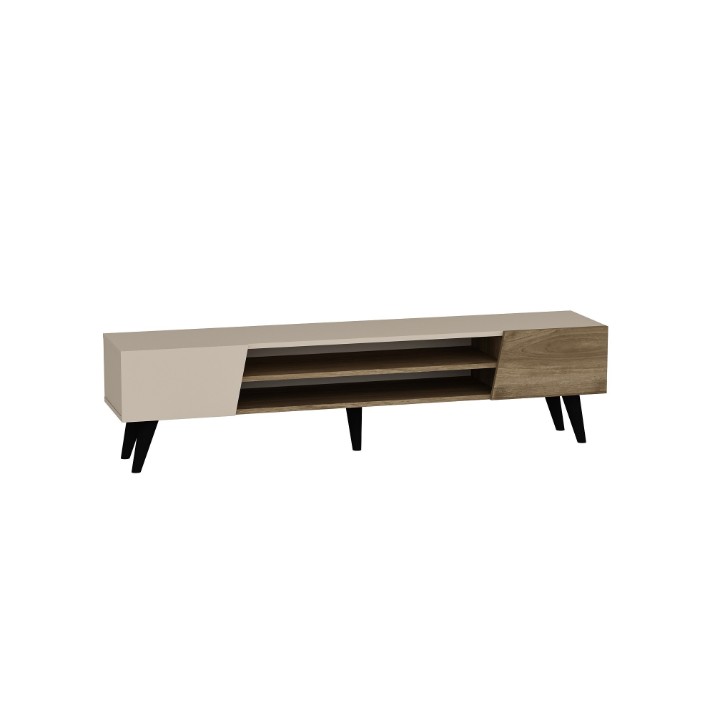 Comodă TV Hanah Home Clark Walnut Beige