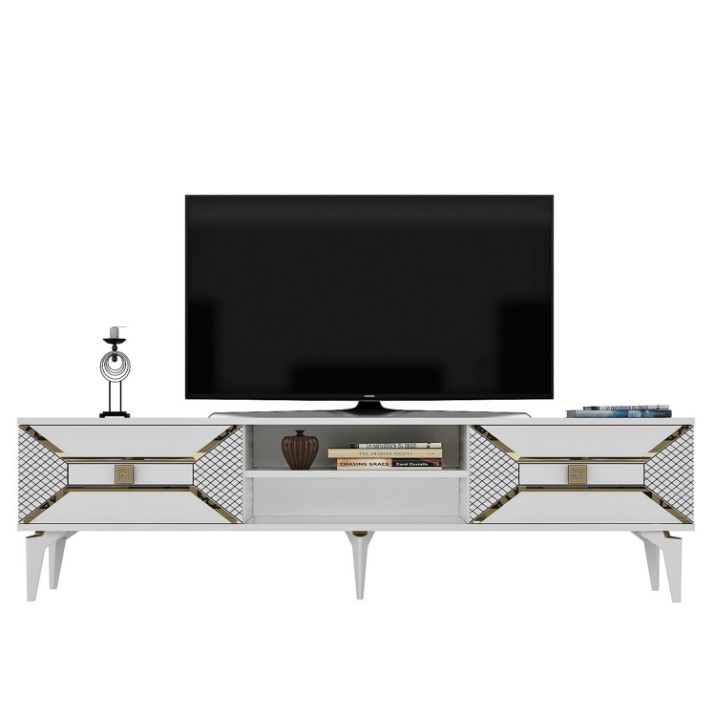 Тумба под ТВ Hanah Home Yumedi White Gold