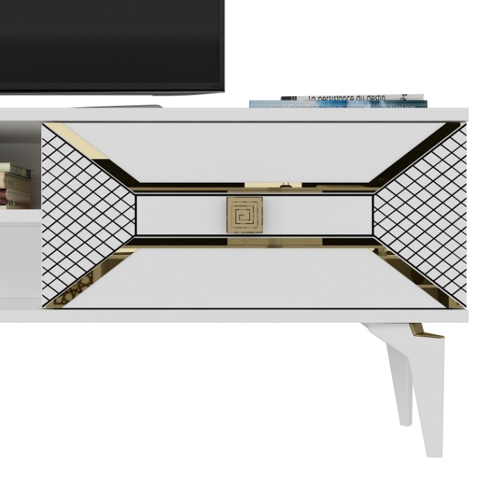 Тумба под ТВ Hanah Home Yumedi White Gold
