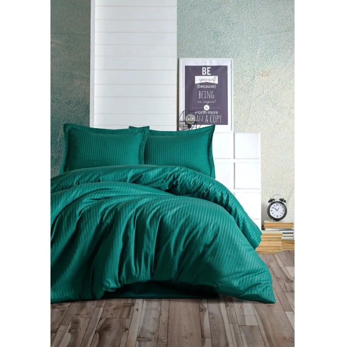 Постельное бельё Trendy Stripe Petrol Green (GTR008366)