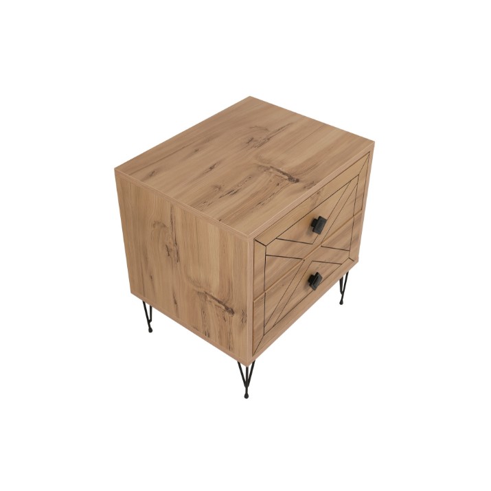 Noptieră Hanah Home Luna Pine