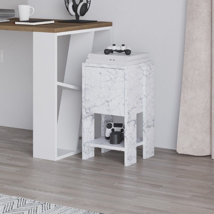 Noptieră Hanah Home Ema Carrara Marble