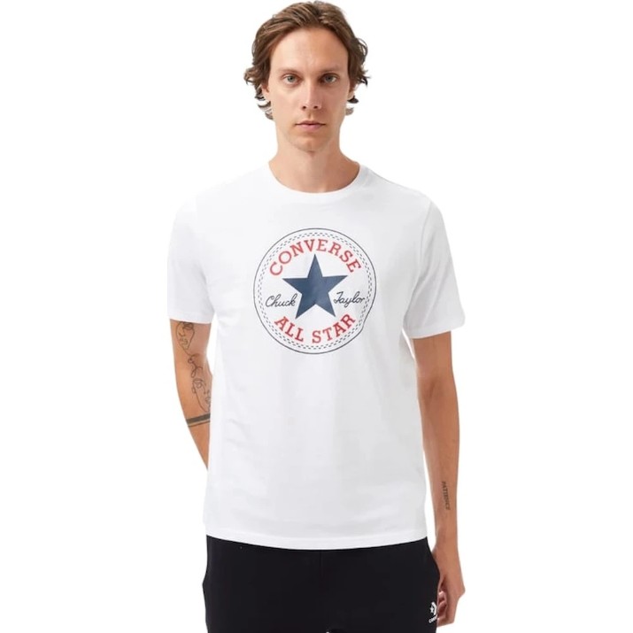 Мужская футболка Converse Chuck Logo White, s.XL