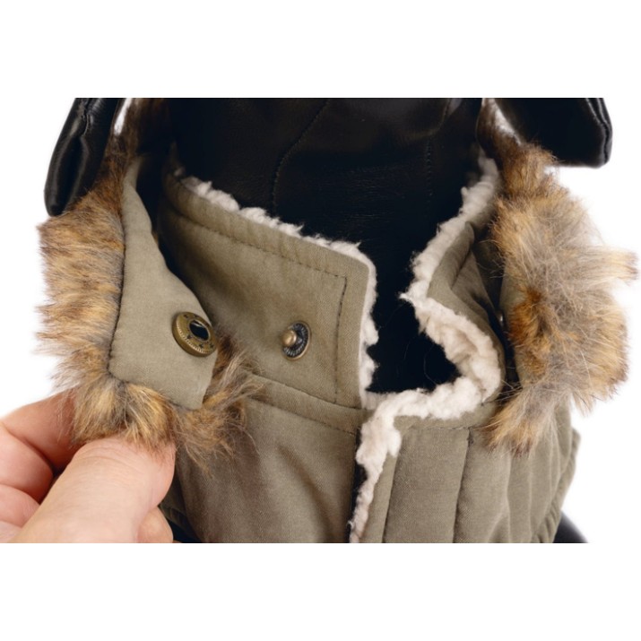 Palton pentru câini Beeztees Philos Green XS 20cm (766700)