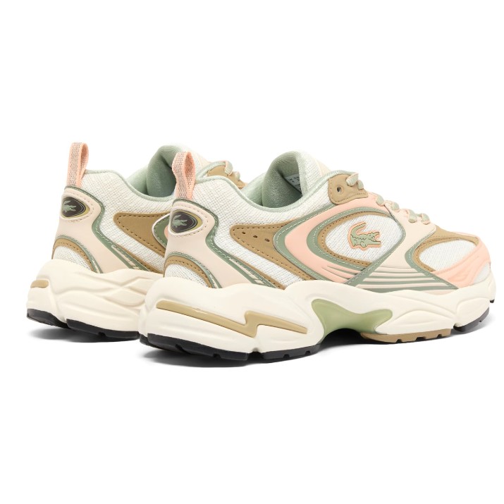 Adidași pentru dame Lacoste Storm 96 2K 126 6 Sfa Off White/It Pink, s.39