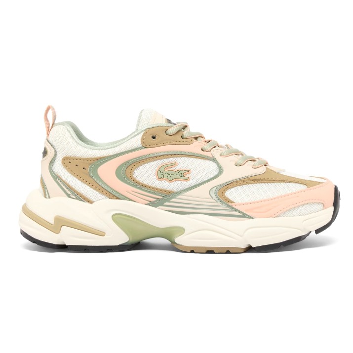 Adidași pentru dame Lacoste Storm 96 2K 126 6 Sfa Off White/It Pink, s.40.5