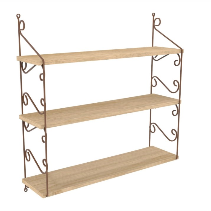 Настенная полка Hanah Home Seramoni 3'lü Oak