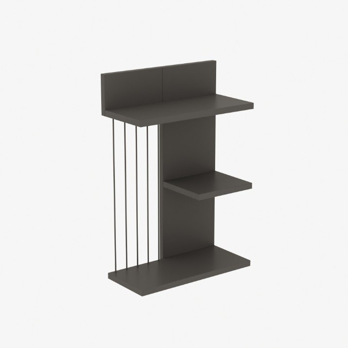 Настенная полка Hanah Home Kinik Anthracite