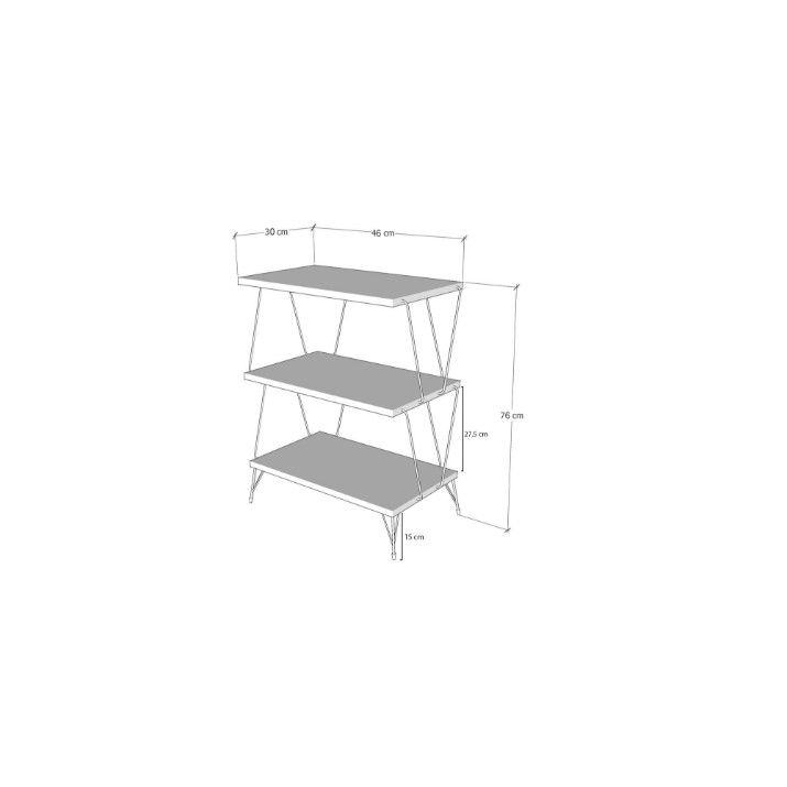 Лайт подставка Hanah Home Lazandos White