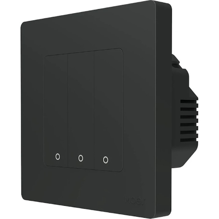 Умный выключатель Moes ZS-SR-EU3-GY-MS