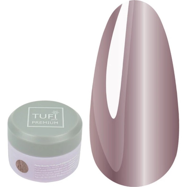 Гель для дизайна ногтей Tufi Profi Premium Gel Paint Metallic Rose Gold 5g