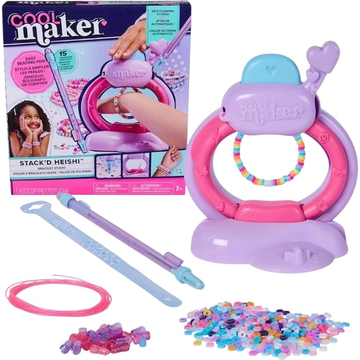 Set de realizare a bijuteriilor Cool Maker Stack´d Heishi Bracelet Studio (6072592)