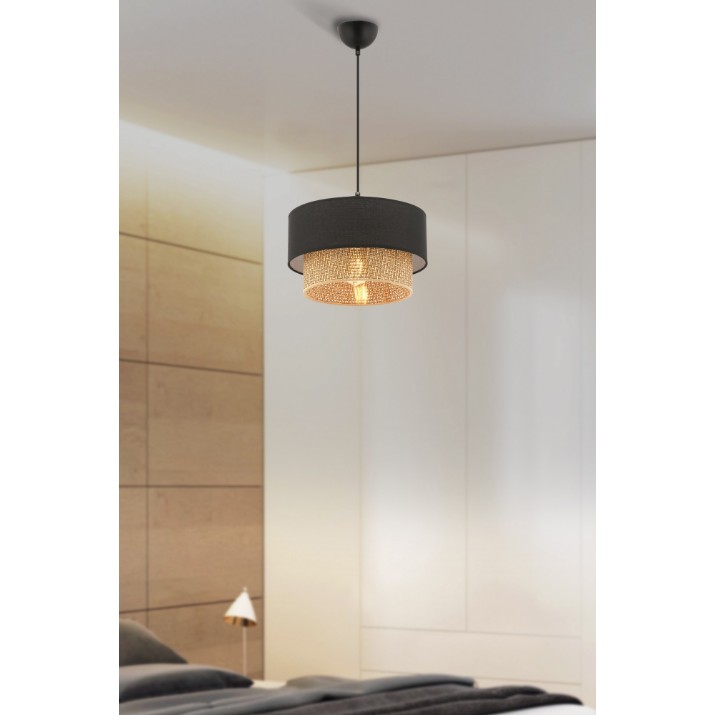 Lustră Opviq Echo Beige/Black