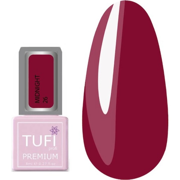 Gel-lac de unghii Tufi Profi Premium Midnight 26 8ml