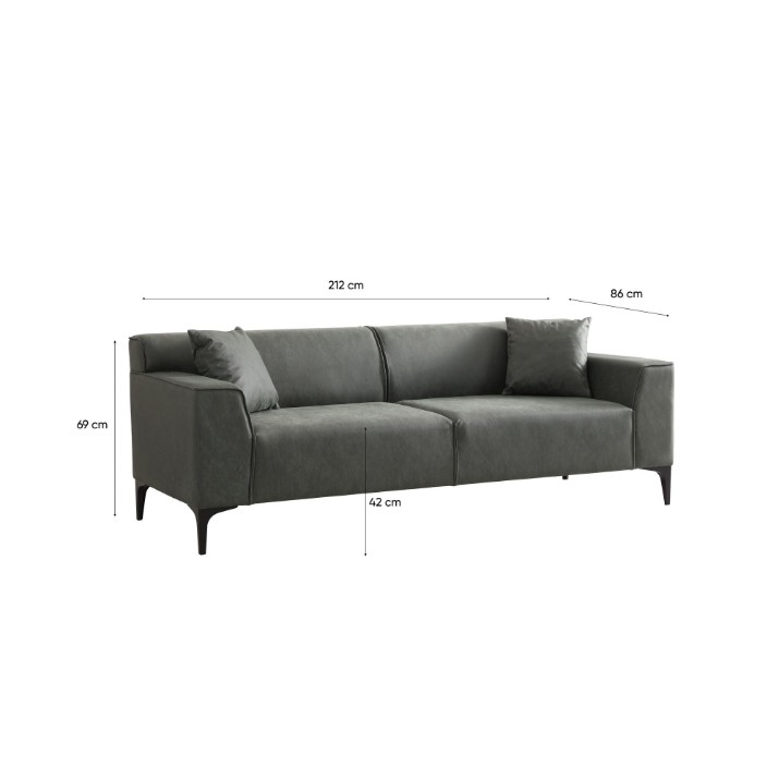 Диван Atelier Del Sofa New Petra 3 Green
