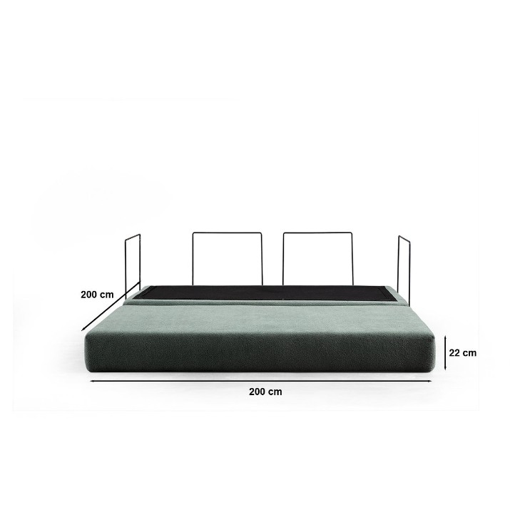 Бескаркасный диван Atelier Del Sofa Via Con Green