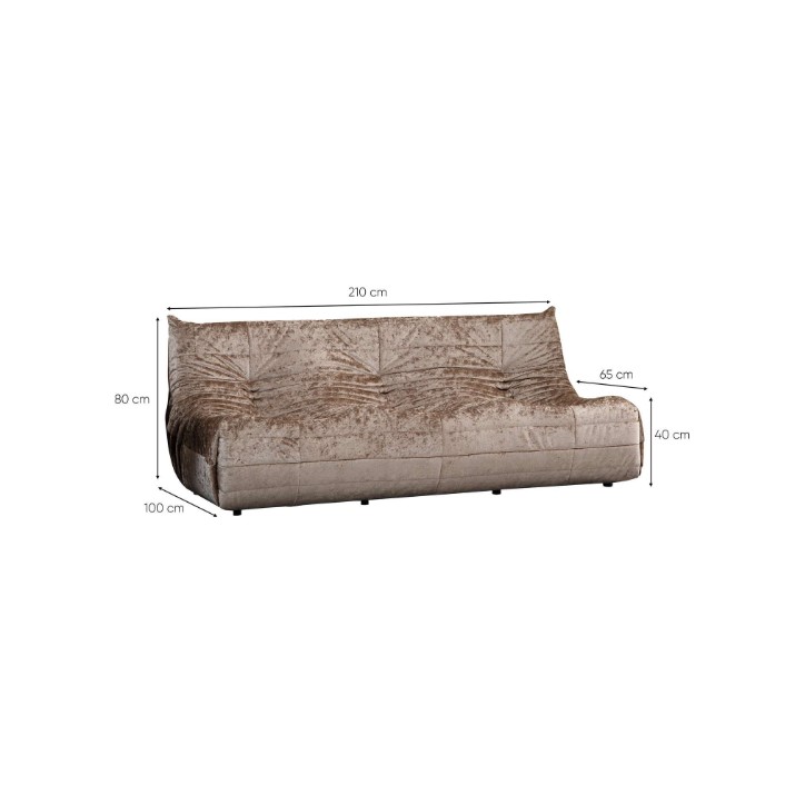 Canapea Atelier Del Sofa Bocek Cream