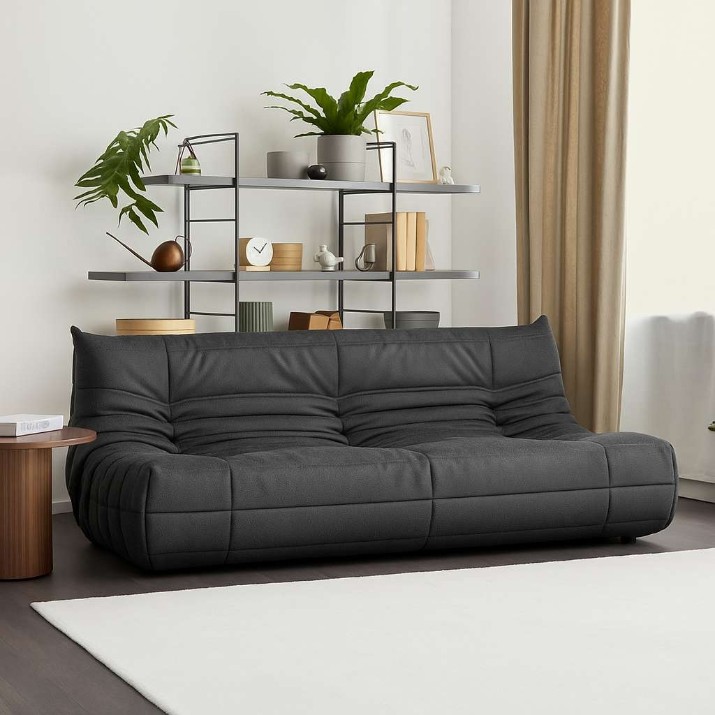 Canapea Atelier Del Sofa Bocek Dark Grey